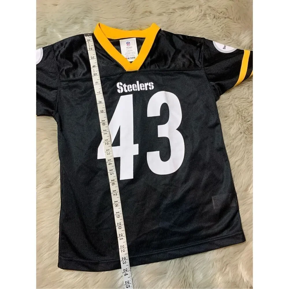 NFL Kids Pittsburgh Steelers 43 football jersey Polamalu Youth  Medium